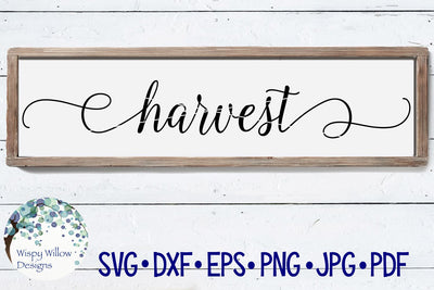 Harvest SVG Wispy Willow Designs 