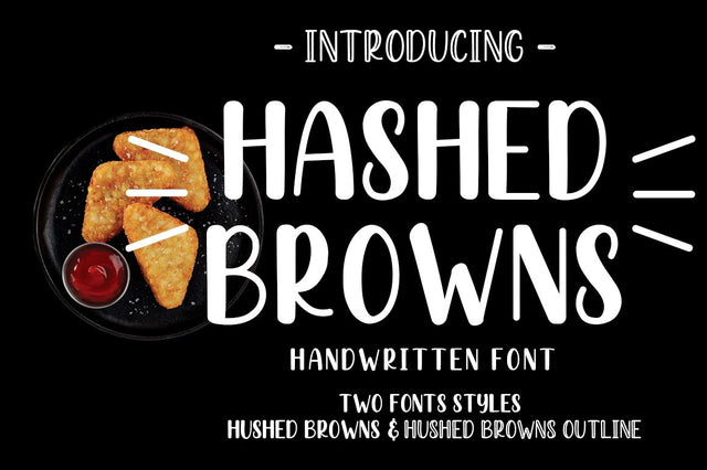 Hashed Browns Font Manjali_Studio 