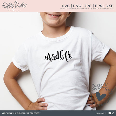 Hashtag Kid Life Child SVG Design So Fontsy Design Shop 
