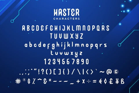 Haster - Display Font Font Alpaprana Studio 