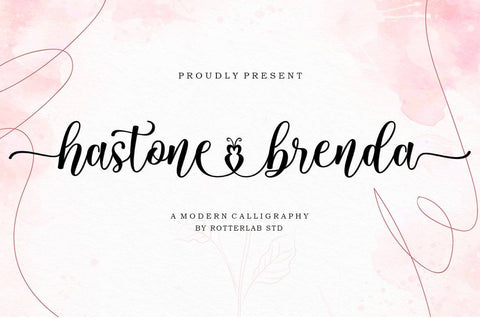 Hastone Brenda Font Rotterlab studio 