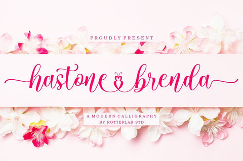 Hastone Brenda Font Rotterlab studio 