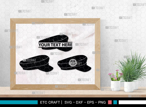 Hat Monogram, Hat Silhouette, Hat SVG, Baseball Cap Svg, Cap Svg, Cowboy Hat Svg, SB00197 SVG ETC Craft 
