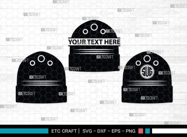Hat Monogram, Hat Silhouette, Hat SVG, Baseball Cap Svg, Cap Svg, Cowboy Hat Svg, SB00197 SVG ETC Craft 