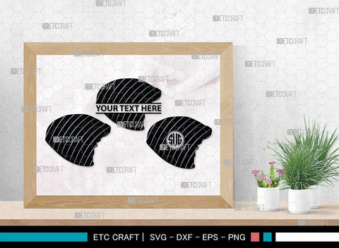 Hat Monogram, Hat Silhouette, Hat SVG, Baseball Cap Svg, Cap Svg, Cowboy Hat Svg, SB00197 SVG ETC Craft 