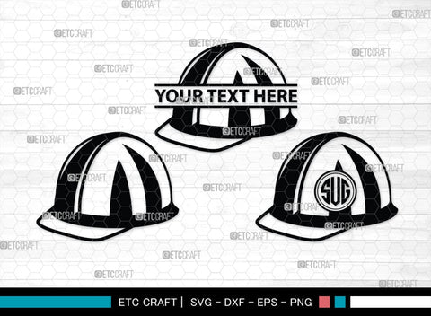 Hat Monogram, Hat Silhouette, Hat SVG, Baseball Cap Svg, Cap Svg, Cowboy Hat Svg, SB00197 SVG ETC Craft 