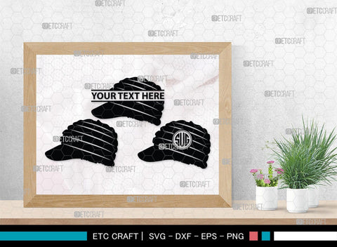 Hat Monogram, Hat Silhouette, Hat SVG, Baseball Cap Svg, Cap Svg, Cowboy Hat Svg, SB00197 SVG ETC Craft 