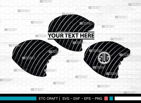 Hat Monogram, Hat Silhouette, Hat SVG, Baseball Cap Svg, Cap Svg, Cowboy Hat Svg, SB00197 SVG ETC Craft 