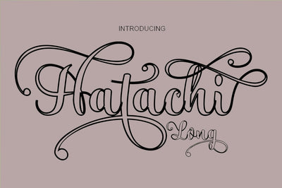 Hatachi college parallel Font arwah studio 