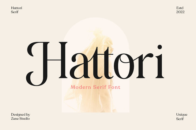 Hattori Elegant Font Font Zane Studio55 