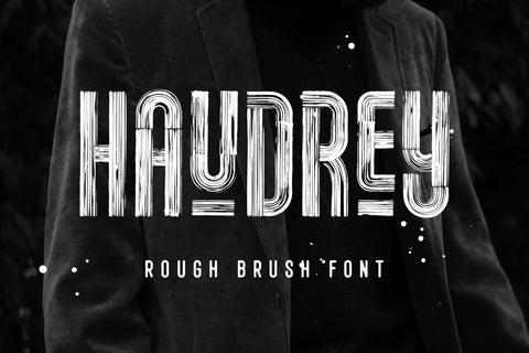 Haudrey - Hand-painted Font Font Arterfak Project 