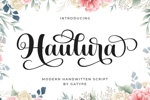 Haulura Font gatype 