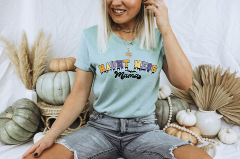 Haunt Mess Mama SVG - Halloween Sublimation SVG Pickled Thistle Creative 