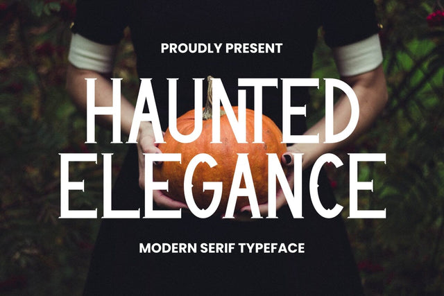 Haunted Elegance - Modern Serif Typeface Font Masyafi Studio 