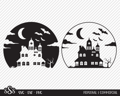 Haunted House Bundle | Halloween SVG SVG Texas Southern Cuts 