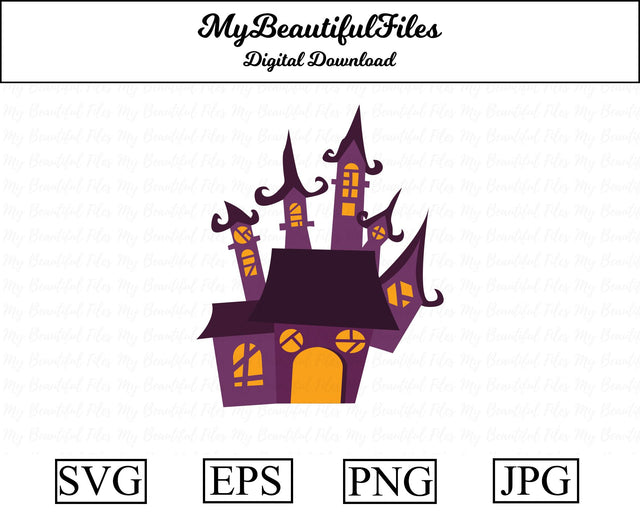 haunted house - halloween SVG MyBeautifulFiles 