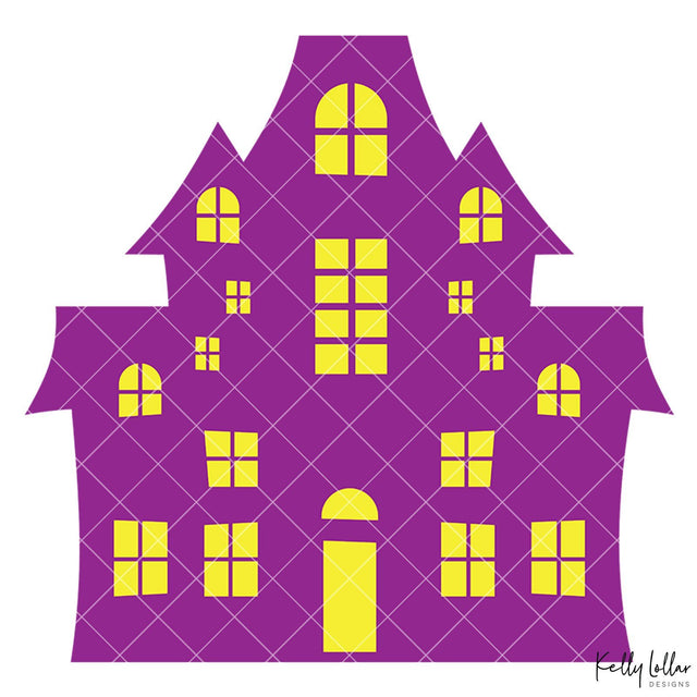 Haunted House SVG Kelly Lollar Designs 