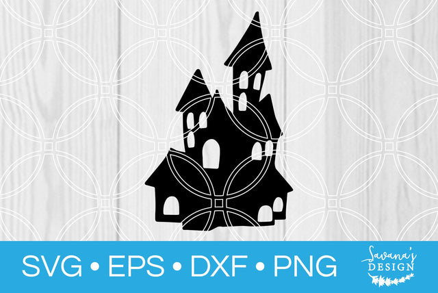 Haunted House SVG SavanasDesign 