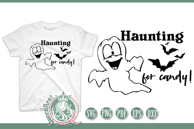Haunting For Candy SVG SVG QueenBrat Digital Designs 