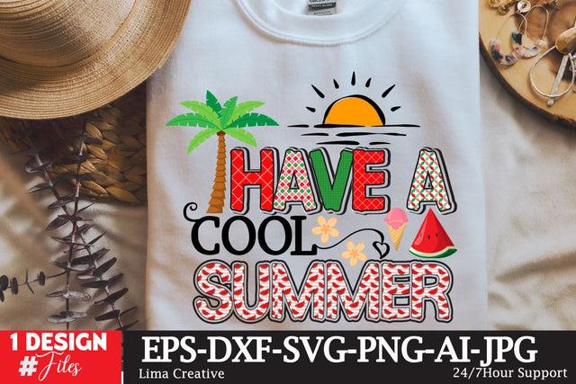 Have a Cool Summer Sublimation PNG Sublimation Insomnia Std 