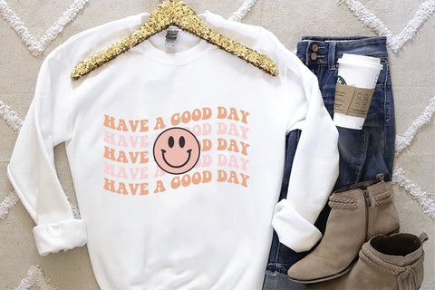 Have a Good Day, Wavy Text Svg SVG Creativeart88 