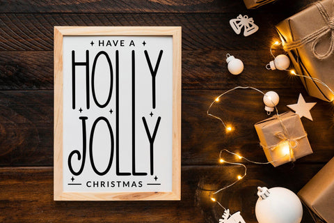 Have a Holly Jolly Christmas Farmhouse SVG SVG CraftLabSVG 