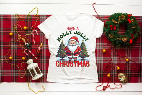 Have a Holly Jolly Christmas PNG Sublimation Sublimation CraftLabSVG 