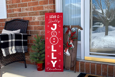 Have a Holly Jolly Christmas Porch Sign SVG SVG CraftLabSVG 
