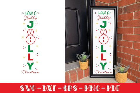 Have a Holly Jolly Christmas Porch Sign SVG SVG CraftLabSVG 