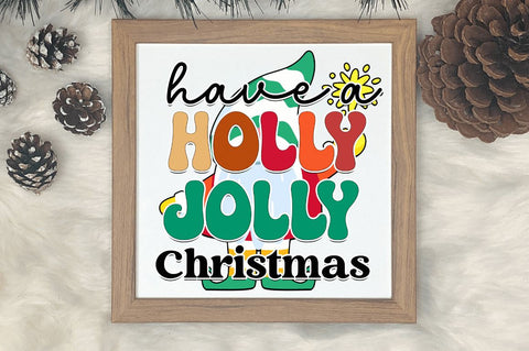 Have a holly jolly Christmas Sublimation PNG, Sublimation Christmas Design Sublimation Regulrcrative 