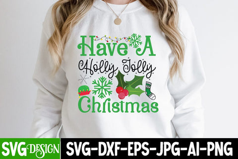 Have a Holly Jolly Christmas SVG Cut File, Have a Holly Jolly Christmas SVG Quotes, Have a Holly Jolly Christmas Sublimation PNG. Christmas SVG Cut File, Christmas SVG Quotes, Merry Christmas SVG Design, Christnmas Sublimation PNG SVG BlackCatsMedia 