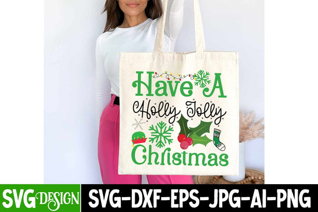 Have a Holly Jolly Christmas SVG Cut File, Have a Holly Jolly Christmas SVG Quotes, Have a Holly Jolly Christmas Sublimation PNG. Christmas SVG Cut File, Christmas SVG Quotes, Merry Christmas SVG Design, Christnmas Sublimation PNG SVG BlackCatsMedia 