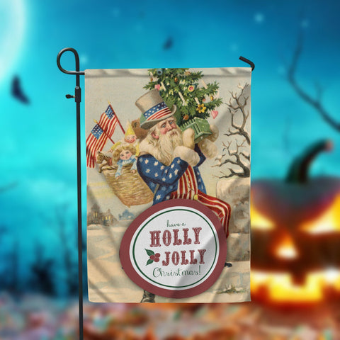 Have A Holly Jolly ChristmasGarden Flag - 12x18 Garden Flag Sublimation Design Download PNG File Instant Download Sublimation CaldwellArt 