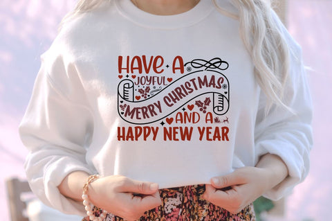 Have a joyful merry christmas and a happy new year SVG SVG DESIGNISTIC 