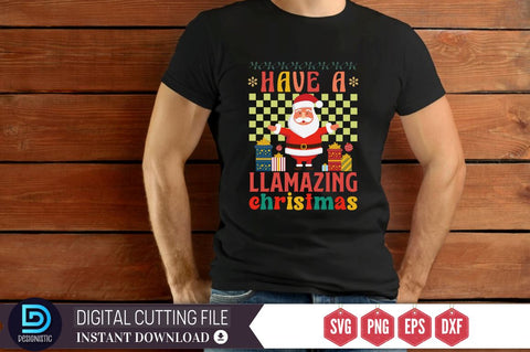 Have a Llamazing Christmas SVG SVG DESIGNISTIC 