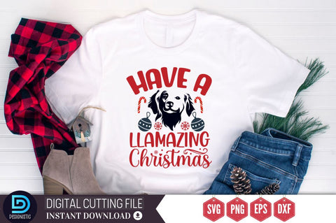 Have a llamazing christmas SVG SVG DESIGNISTIC 