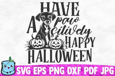 Have A Pawsitively Halloween SVG MintyMarshmallows 