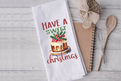 Have a Sweet Christmas Cake Dish Towel Sublimation Sublimation Jagonath Roy 