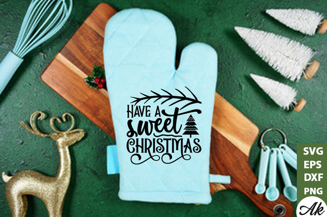 Have a sweet Christmas Pot Holder SVG SVG akazaddesign 