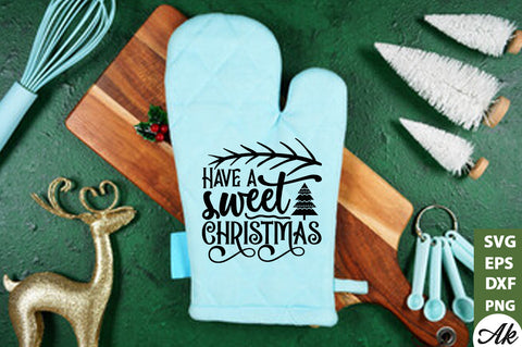 Have a sweet Christmas Pot Holder SVG SVG akazaddesign 