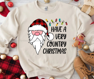 Have a very Country Christmas PNG Sublimation Design Sublimation ToriDesigns 