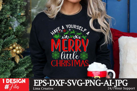 Have A Yourself Merry Little Christmas SVG Cute File SVG Insomnia Std 
