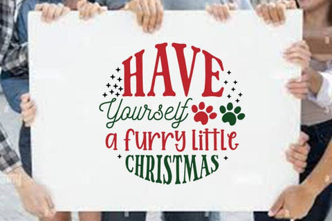 Have Yourself A Furry Little Christmas SVG Angelina750 