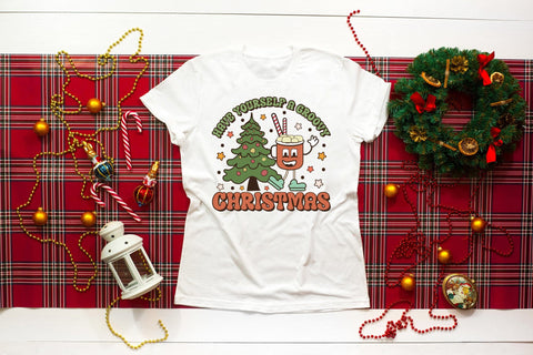Have Yourself a Groovy Christmas Sublimation Sublimation CraftLabSVG 