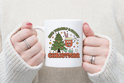 Have Yourself a Groovy Christmas Sublimation Sublimation CraftLabSVG 