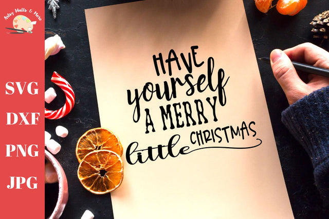 Have yourself a Merry Christmas - Christmas sign - Christmas pillow SVG DXF PNG SVG The Artsy Spot 