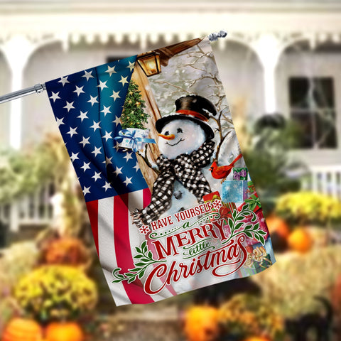 Have Yourself A Merry Little Christmas Garden Flag - 12x18 Garden Flag Sublimation Design Download PNG File Instant Download Sublimation CaldwellArt 