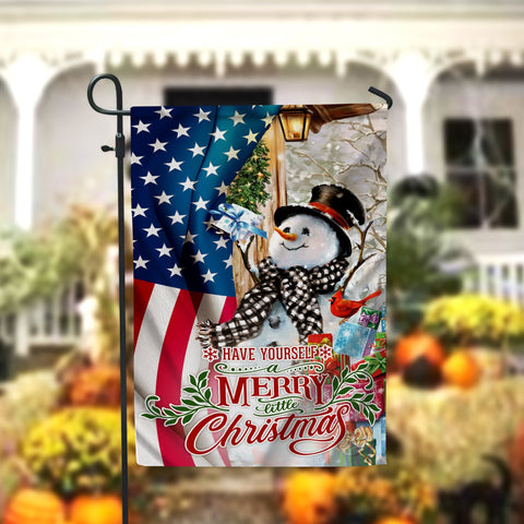 Have Yourself A Merry Little Christmas Garden Flag - 12x18 Garden Flag Sublimation Design Download PNG File Instant Download Sublimation CaldwellArt 