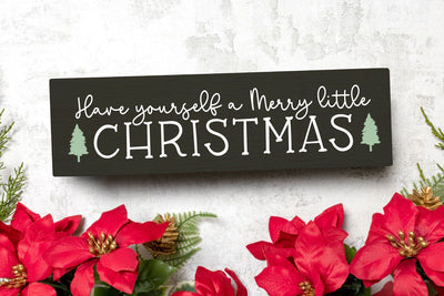 Have Yourself a Merry Little Christmas SVG Cut File SVG Shine Green Art 