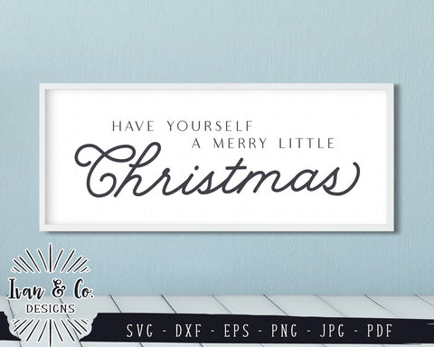 Have Yourself a Merry Little Christmas SVG Files | Christmas | Holidays | Winter SVG (826441914) SVG Ivan & Co. Designs 